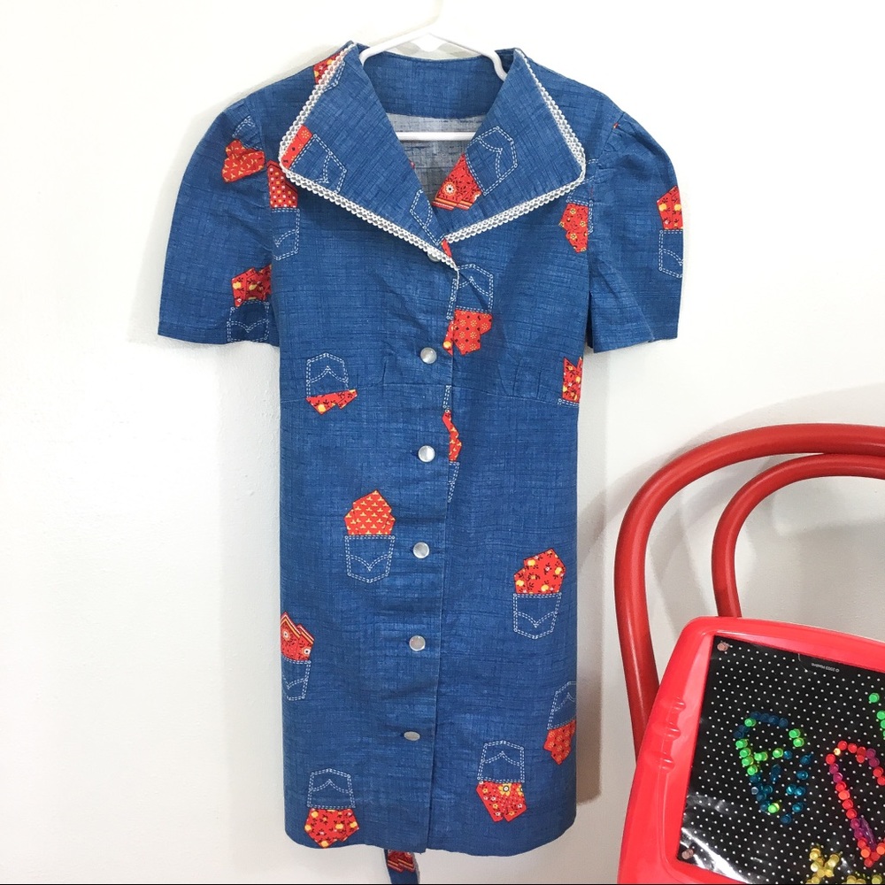 True Vintage 80's Bandanna Sundress